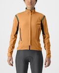 CASTELLI Cycling thermal jacket - PERFETTO ROS 2 W - orange