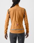 CASTELLI Cycling thermal jacket - PERFETTO ROS 2 W - orange