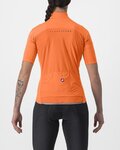 CASTELLI Cycling short sleeve jersey - PERFETTO RoS 2 W WIND - orange