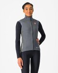 CASTELLI Cycling gilet - PERFETTO ROS 2 W - grey