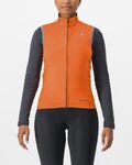 CASTELLI Cycling gilet - PERFETTO RoS 2 W - orange