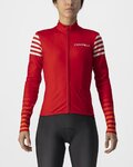 CASTELLI Cycling winter long sleeve jersey - AUTUNNO - red