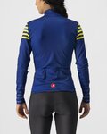 CASTELLI Cycling winter long sleeve jersey - AUTUNNO - blue