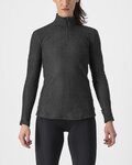 CASTELLI Cycling long sleeve t-shirt - COLD DAYS W 2ND LAYER - black