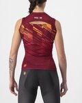CASTELLI Cycling sleeveless jersey - INSIDER W - bordeaux