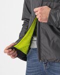 CASTELLI Cycling windproof jacket - RISCALDA PUFFY - grey