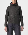 CASTELLI waterproof jacket - TRAIL ENDURANCE GT - black