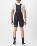 CASTELLI Cycling bib shorts - PREMIO BLACK LTD EDITION - black/gold