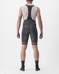 CASTELLI Cycling bib shorts - FREE AERO RC CLASSIC - grey/pink