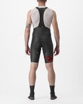 CASTELLI Cycling bib shorts - FREE AERO RC KIT - black/red