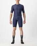 CASTELLI Cycling skinsuit - SANREMO RC - blue