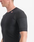 CASTELLI Cycling short sleeve jersey - PREMIO BLACK - black