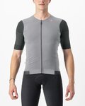 CASTELLI Cycling short sleeve jersey - PREMIO BLACK - grey