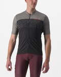CASTELLI Cycling short sleeve jersey - UNLIMITED ENTRATA - black/grey