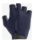 CASTELLI Cycling fingerless gloves - PREMIO - blue