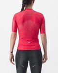 CASTELLI Cycling short sleeve jersey - AERO PRO W - red