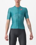 CASTELLI Cycling short sleeve jersey - AERO PRO W - green