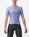CASTELLI Cycling short sleeve jersey - AERO PRO W - purple