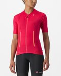 CASTELLI Cycling short sleeve jersey - ENDURANCE W - red