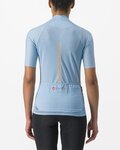 CASTELLI Cycling short sleeve jersey - ENDURANCE W - light blue