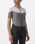 CASTELLI Cycling short sleeve jersey - GRADIENT COLOR BLOCK - grey
