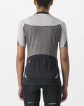 CASTELLI Cycling short sleeve jersey - GRADIENT COLOR BLOCK - grey