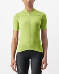 CASTELLI Cycling short sleeve jersey - ANIMA - light green