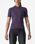 CASTELLI Cycling short sleeve jersey - purple