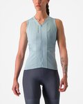 CASTELLI Cycling sleeveless jersey - ANIMA 4 - light blue