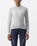 CASTELLI Cycling summer long sleeve jersey - ANIMA - white