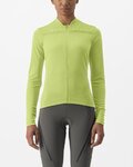 CASTELLI Cycling summer long sleeve jersey - ANIMA - light green