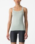 CASTELLI Cycling tank top - BAVETTE TOP - light green
