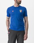 CASTELLI Cycling short sleeve t-shirt - ITALIA MERINO - blue