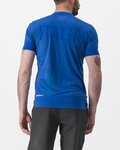 CASTELLI Cycling short sleeve t-shirt - ITALIA MERINO - blue