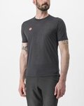 CASTELLI Cycling short sleeve t-shirt - MERINO - black