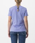 CASTELLI Cycling short sleeve t-shirt - PEDALARE - purple