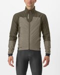 CASTELLI Cycling thermal jacket - FLY TERMAL - beige