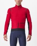 CASTELLI Cycling thermal jacket - ALPHA DOPPIO RoS - red
