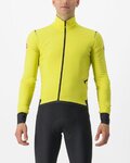 CASTELLI Cycling thermal jacket - ALPHA FLIGHT ROS - yellow