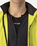 CASTELLI Cycling thermal jacket - ALPHA FLIGHT ROS - yellow