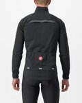 CASTELLI Cycling thermal jacket - GAVIA LITE - black