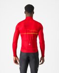 CASTELLI Cycling winter long sleeve jersey - ENTRATA THERMAL - red
