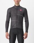 CASTELLI Cycling winter long sleeve jersey - RAFFICA - black
