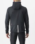 CASTELLI Cycling thermal jacket - TRAIL HOODIE - black