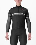 CASTELLI Cycling winter long sleeve jersey - RETTA - black