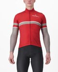 CASTELLI Cycling winter long sleeve jersey - RETTA - red