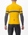 CASTELLI Cycling winter long sleeve jersey - RETTA - yellow