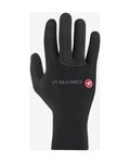 CASTELLI Cycling long-finger gloves - DILUVIO ONE - black