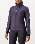 CASTELLI Cycling thermal jacket - FLY THERMAL W - purple
