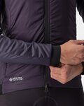 CASTELLI Cycling thermal jacket - FLY THERMAL W - purple